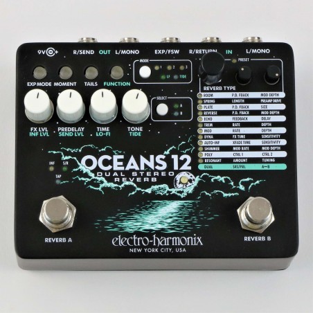 ELECTRO HARMONIX OCEANS 12 RIVERBERO STEREO