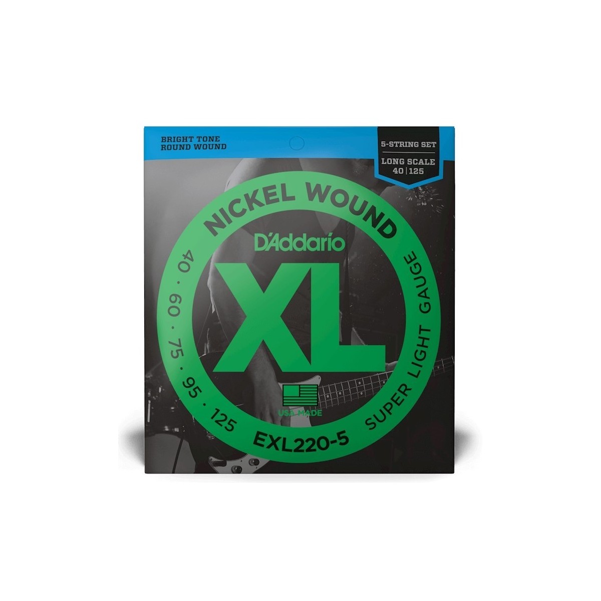 D'ADDARIO EXL220-5 SUPER LIGHT .040/.125