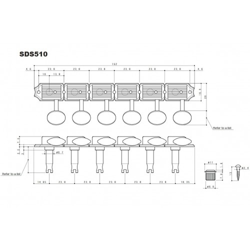 GOTOH SDS510 NICKEL SET 6L