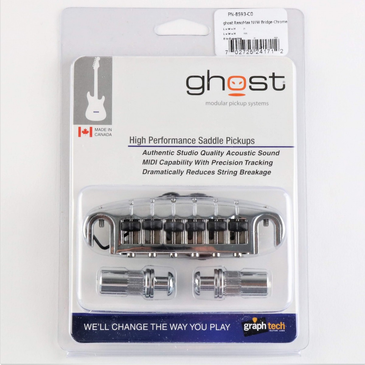 GRAPH TECH PN-8593-CO GHOST LOADED RESOMAX NVW CHROME