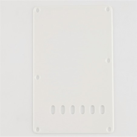 STRATOCASTER BACKPLATE WHITE 1 PLY 52mm