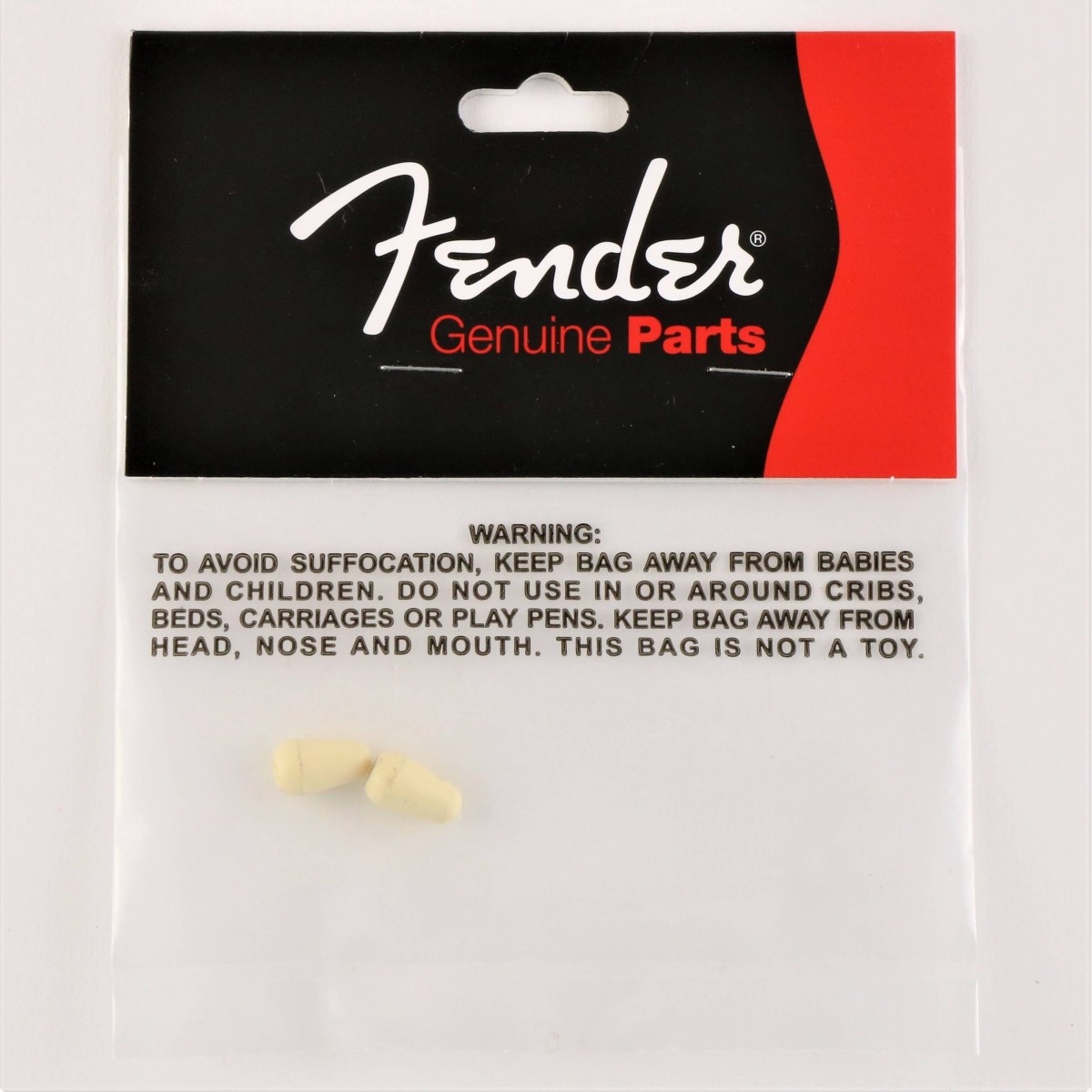 FENDER 099-7205-000 ROAD WORN SWITCH TIP STRATOCASTER AGED WHITE  2 PCS