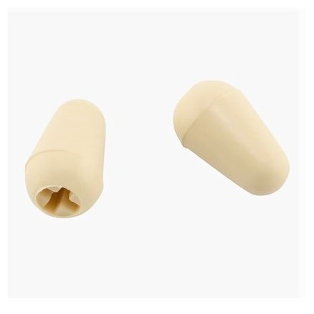 FENDER 099-7205-000 ROAD WORN SWITCH TIP STRATOCASTER AGED WHITE  2 PCS