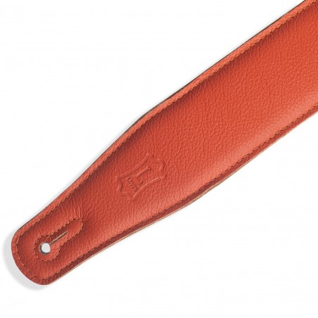 LEVY'S RIGHT HEIGHT STRAP 2,5 LEATHER ORANGE