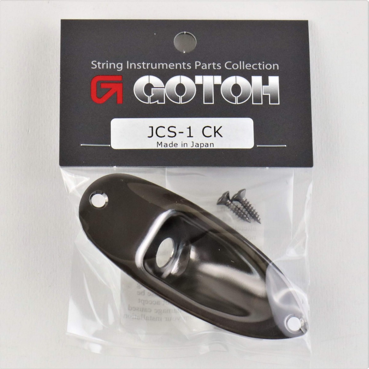 GOTOH PLACCA JACK PER STRATOCASTER COSMO BLACK