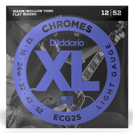 D'ADDARIO ECG25 XL CHROMES LIGHT .012/.052