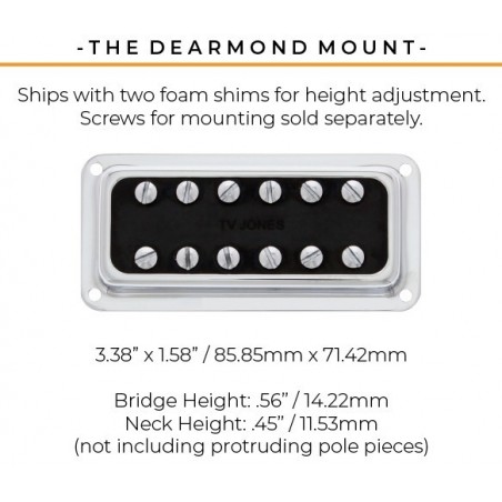 TV JONES TV CLASSIC DEARMOND MOUNT NICKEL NECK