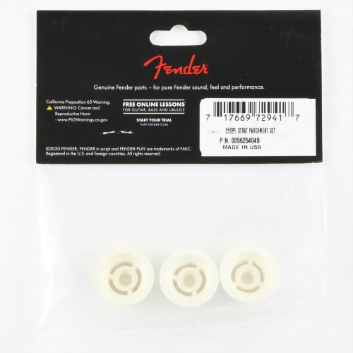 FENDER 005-6254-049 1 VOL 2 TONE SET PARCHMENT