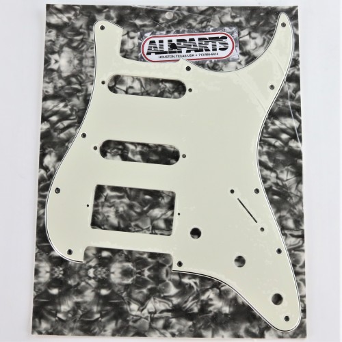 ALL PARTS STRATO HSS WHITE PARCHMENT 3PLY