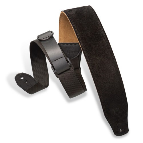 LEVY'S RIGHT HEIGHT STRAP 2,5 SUEDE BLACK