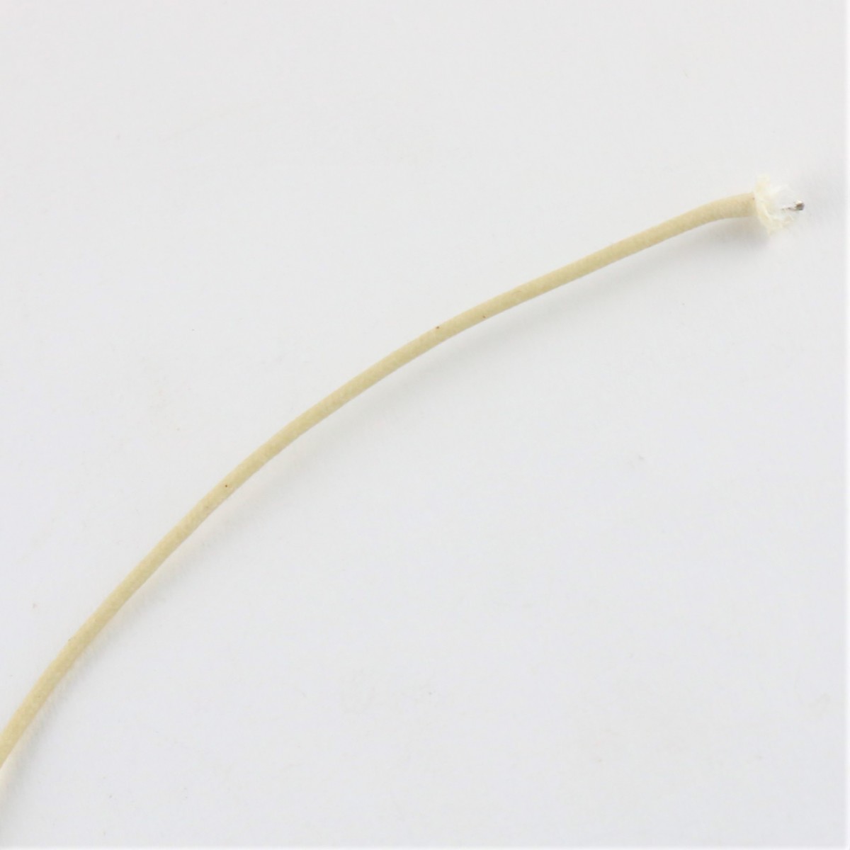 CLOTH COVERED WIRE WHITE