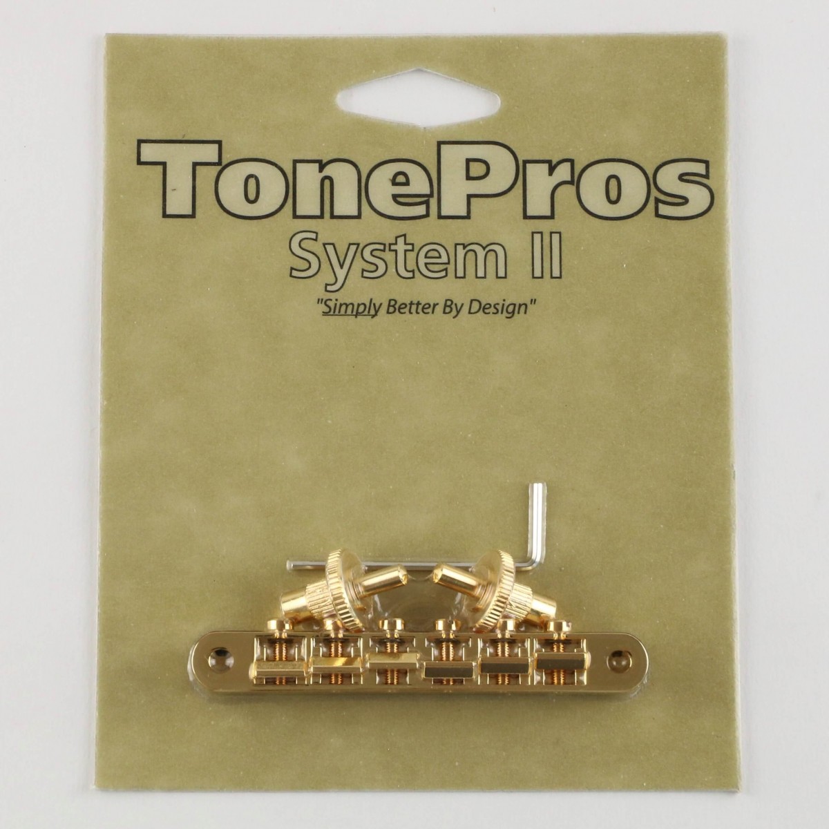 TONEPROS NVR2 TUNE-O-MATIC BRIDGE GOLD