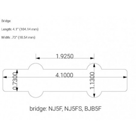 NORDSTRAND NJ5FS SPLIT FENDER REPLACEMENT BRIDGE