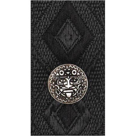 SILVER COIN STRAP PACHA NERO