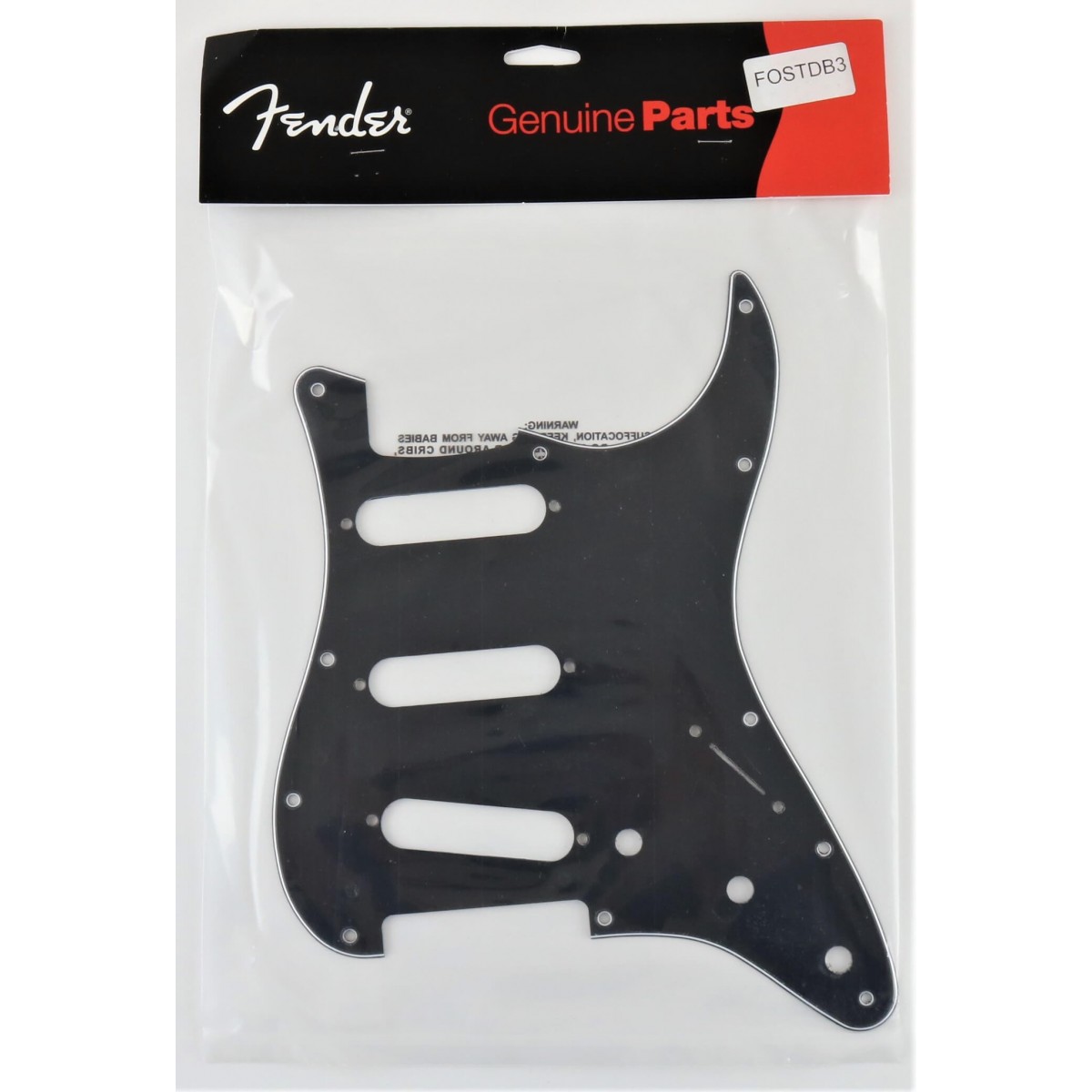 FENDER 099-1359-000 STRATO STANDARD BLACK 3PLY