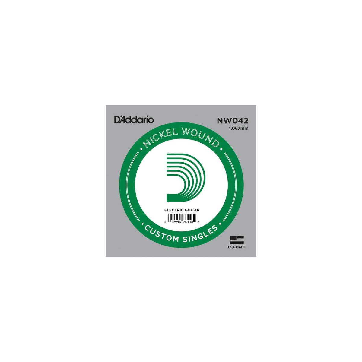 D'ADDARIO NW042 PACK 5 SINGLE STRINGS .042