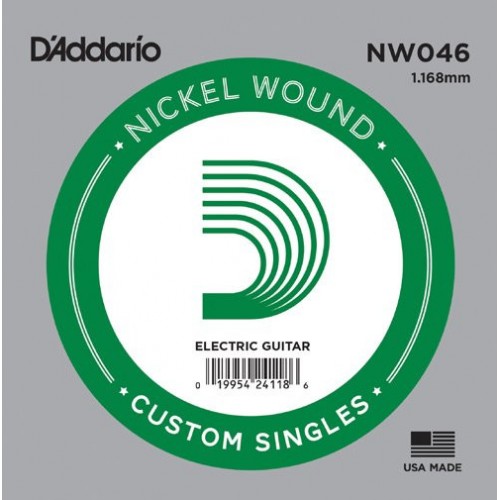 D'ADDARIO NW046 PACK 5 CORDE SINGOLE .046
