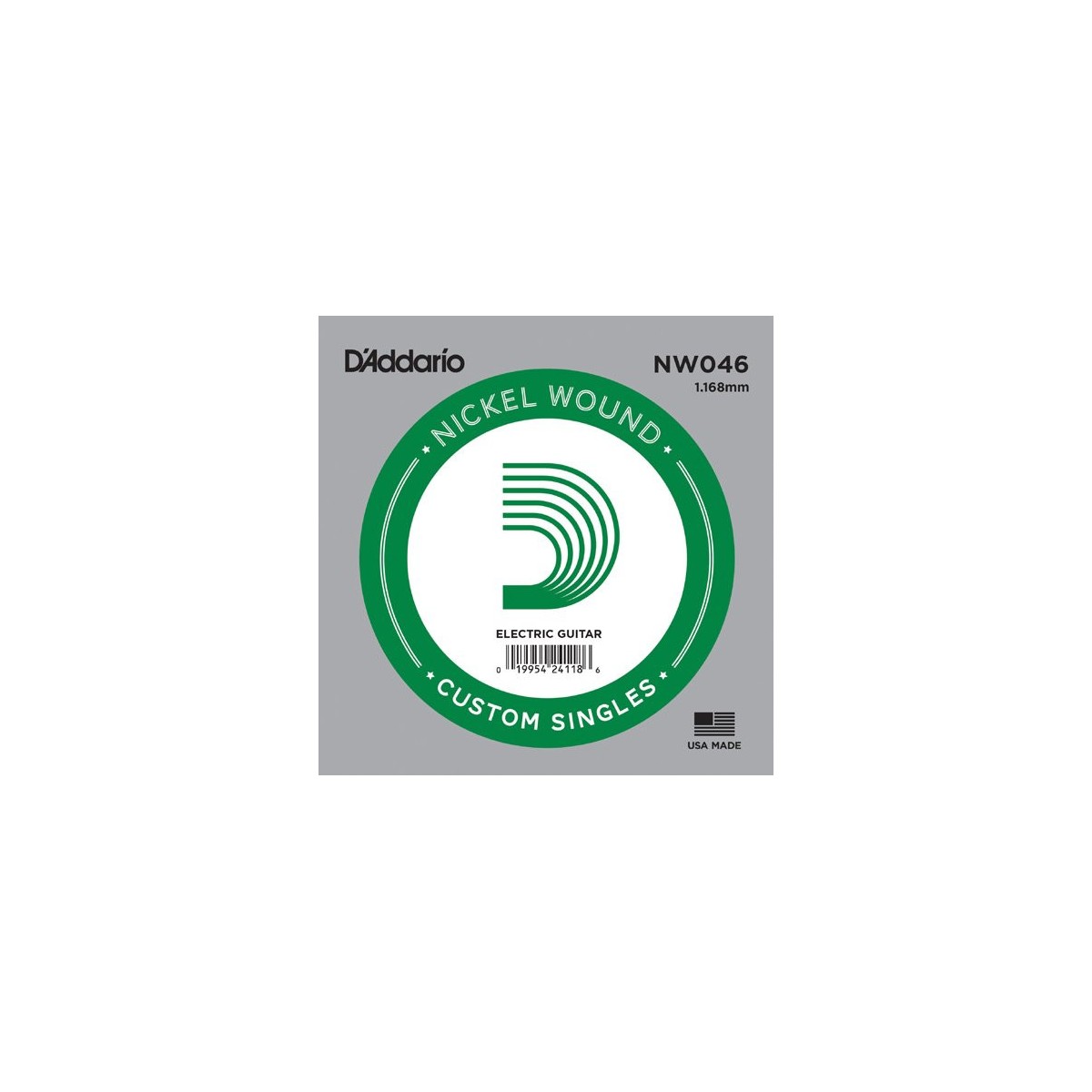 D'ADDARIO NW046 PACK 5 CORDE SINGOLE .046