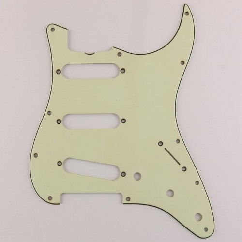 STRATOCASTER STANDARD PICKGUARD RELIC MINT GREEN 3PLY