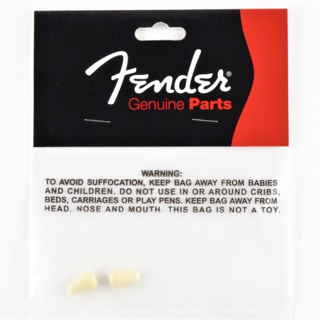 FENDER 099-4938-000 SWITCH TIP STRAT AGED WHITE  2 PCS