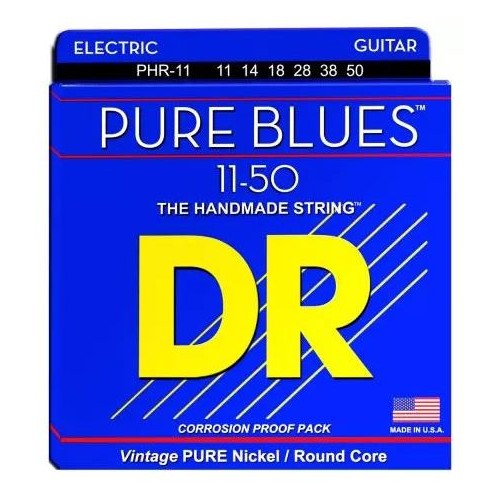 DR STRINGS PHR-11 PURE BLUES HEAVY .011/.050