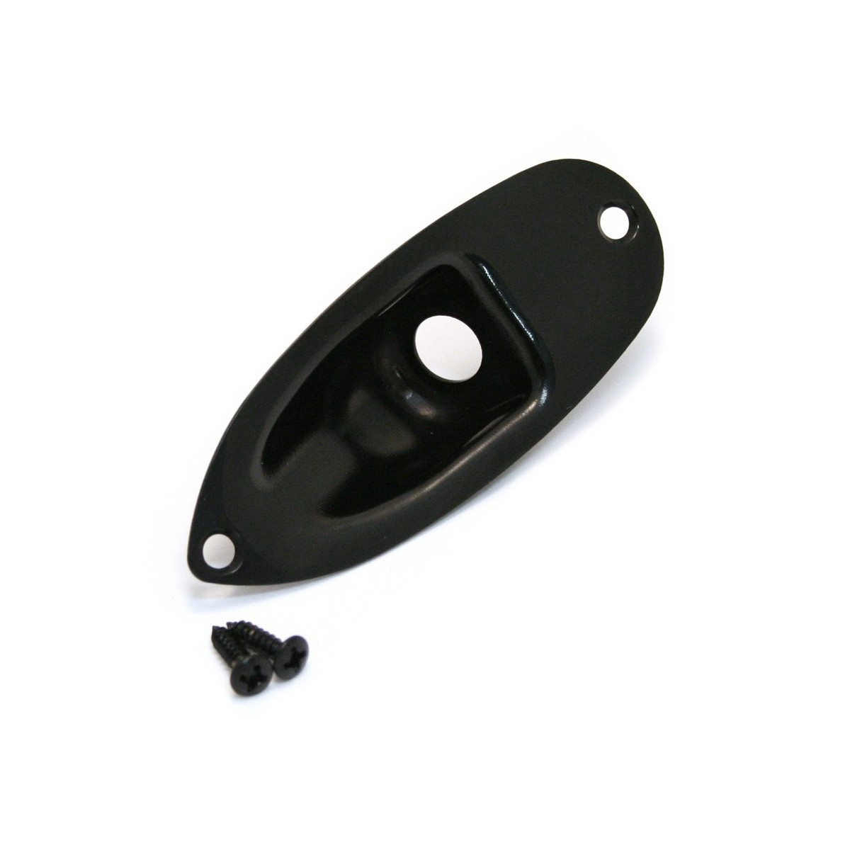 JACK PLATE FOR STRAT BLACK