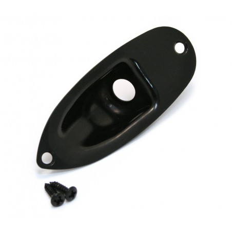 JACK PLATE FOR STRAT BLACK