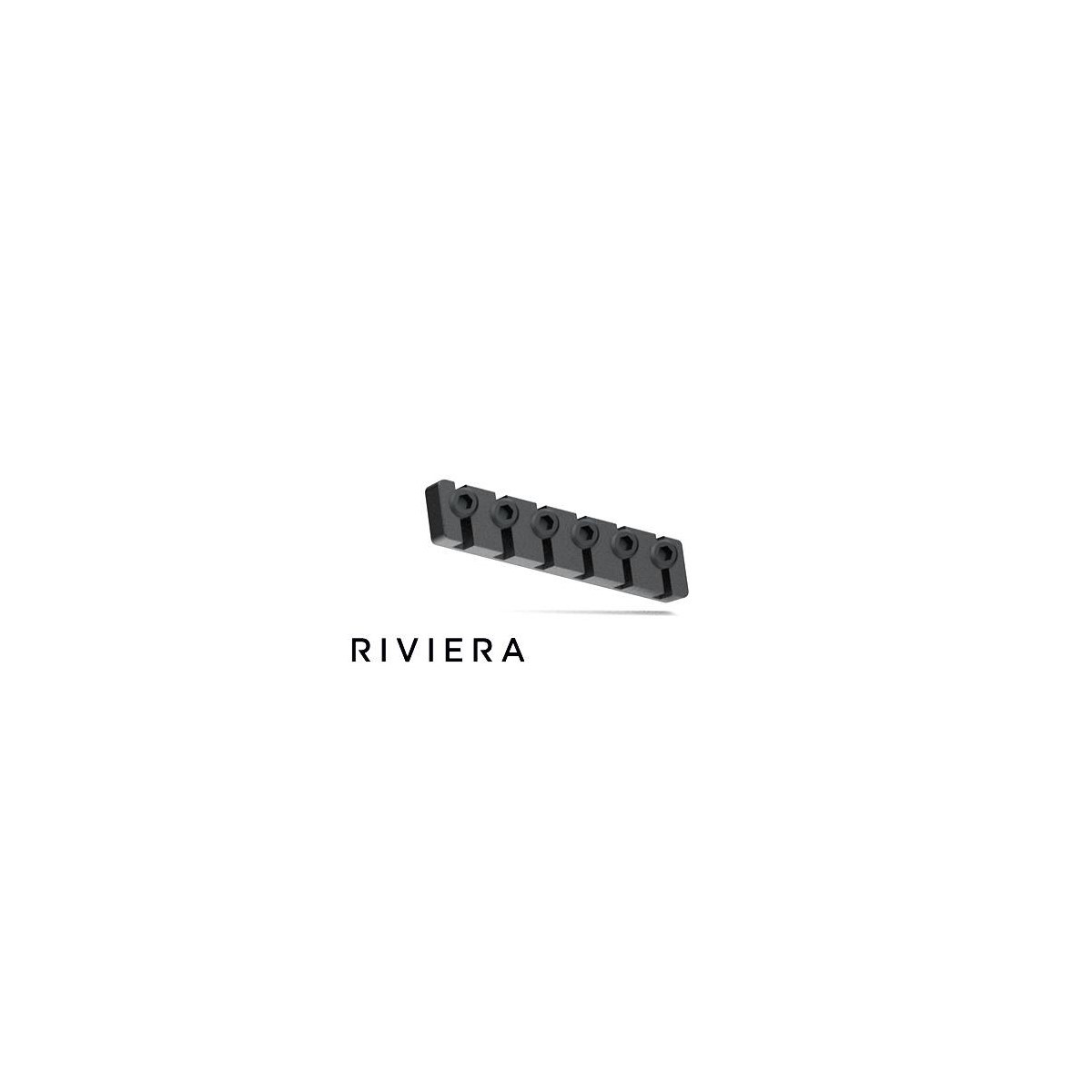 RIVIERA RGH6M 6 STRING SLANTED GUITAR HEADLESS HEADPIECE