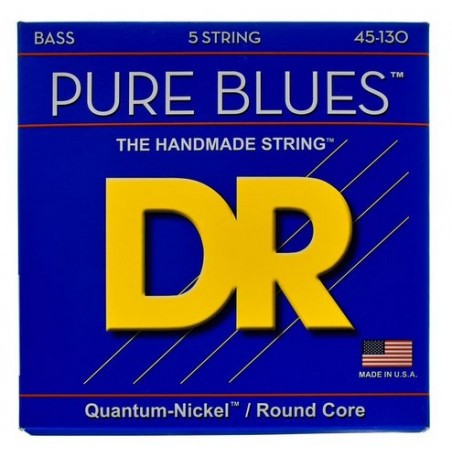 DR STRINGS PB5-130 PURE BLUES 5 CORDE .045/.130