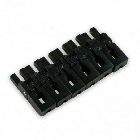 FLOYD ROSE ORIGINAL BRIDGE SADDLE SET BLACK