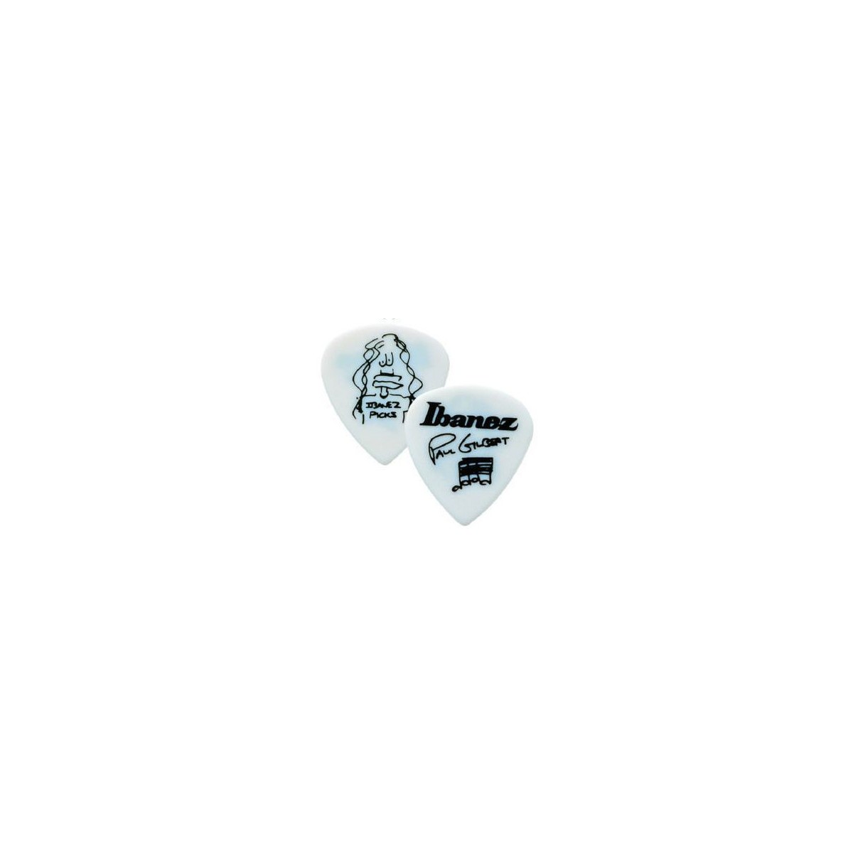 PICKS PAUL GILBERT WHITE 6 PCS