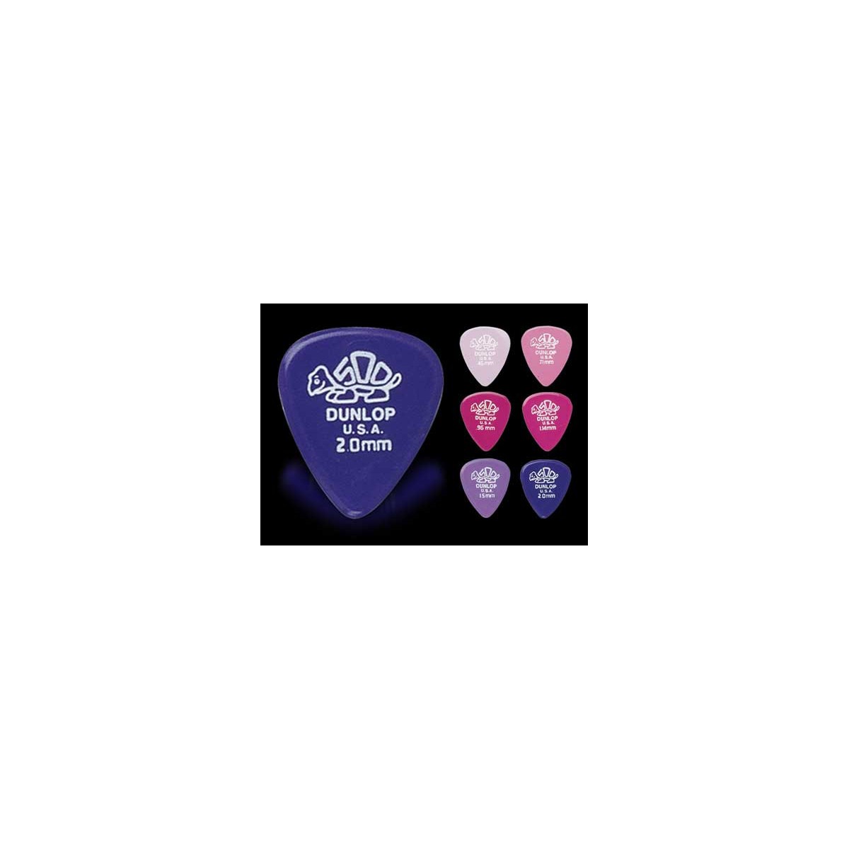 PICKS DUNLOP 2.0mm 6 PCS