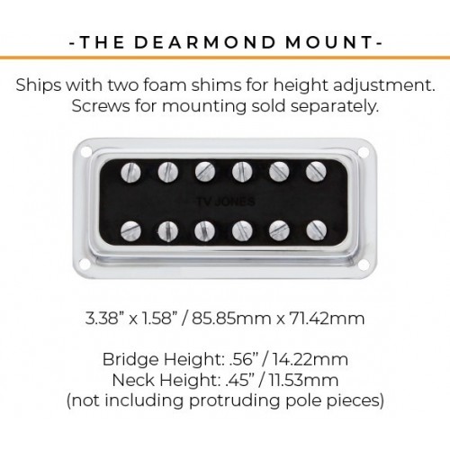 TV JONES TV CLASSIC DEARMOND MOUNT NICKEL BRIDGE