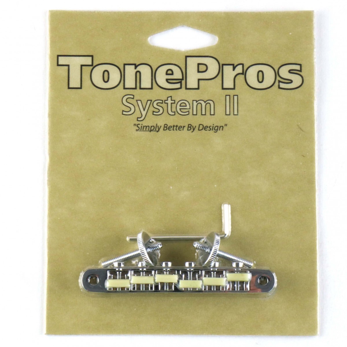 TONEPROS ABR-1 REPLACEMENT TUNE-O-MATIC G FORMULA SADDLES CHROME