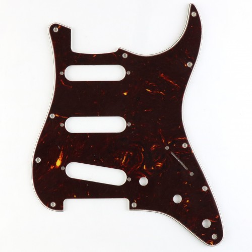 ALLPARTS STRATOCASTER STANDARD PICKGUARD CELLULOID TORTOISE