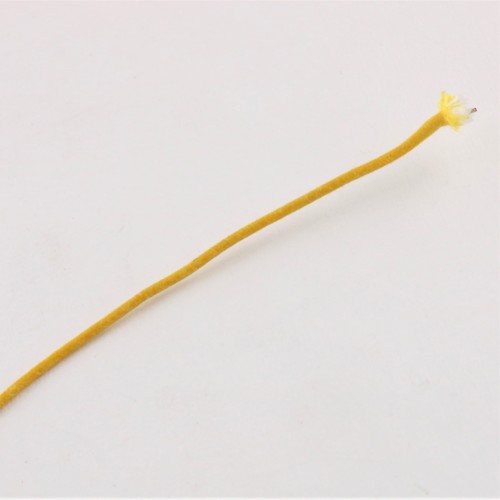 CLOTH COVERED WIRE YELLOW