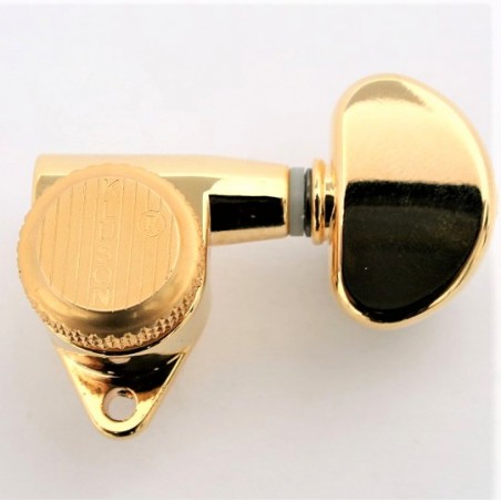 KLUSON "GROVER BUTTON" 3+3 AUTOBLOCCANTI GOLD