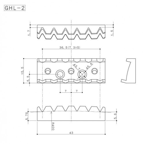 GOTOH GHL-2  BLOCCACORDE BLACK