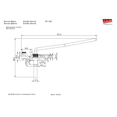 SCHALLER TREMOLO SYS - CHROME