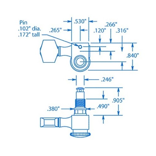 SPERZEL TRIM LOCK 33 - GOLD PLATED