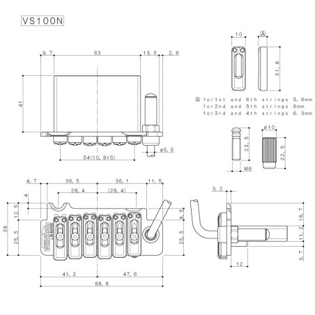 WILKINSON byGOTOH VS100 TREMOLO HONED GOLD