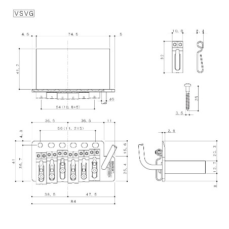 WILKINSON byGOTOH VSVG TREMOLO NICKEL