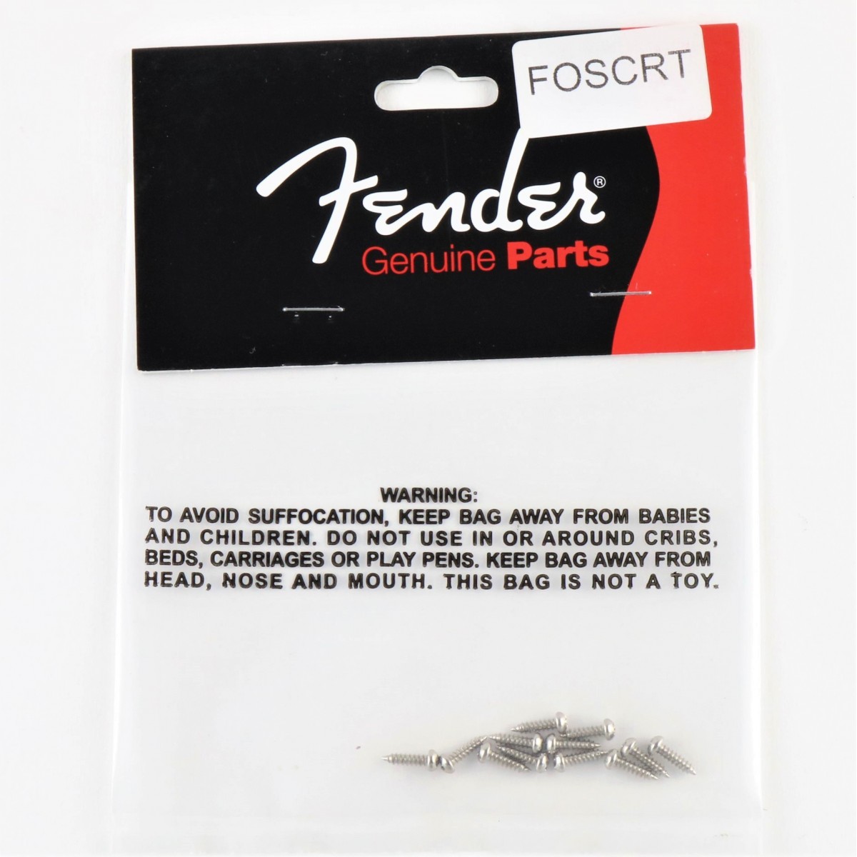 FENDER 001-1357-049 MOUNTING SCREWS NICKEL PKG/12