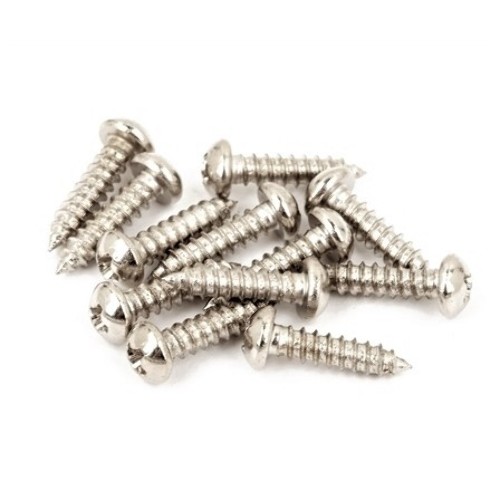 FENDER 001-1357-049 MOUNTING SCREWS NICKEL PKG/12