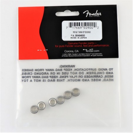 FENDER 099-4946-000 TUNING KEY BUSHINGS VINTAGE NICKEL