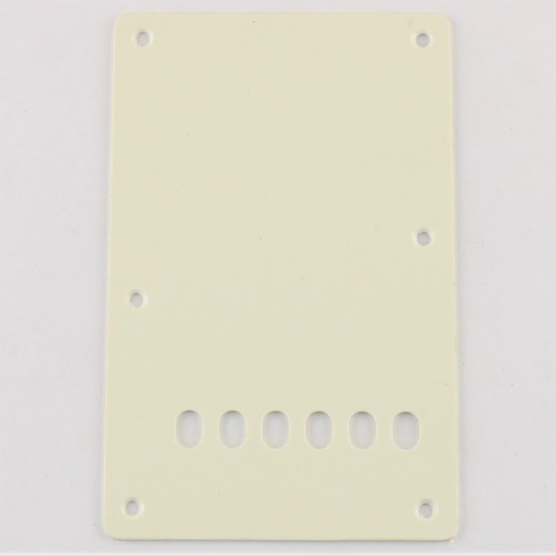 STRAT BACKPLATE AGED WHITE 1 PLY