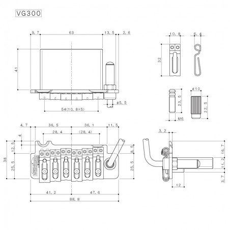 WILKINSON byGOTOH VG300 TREMOLO GOLD