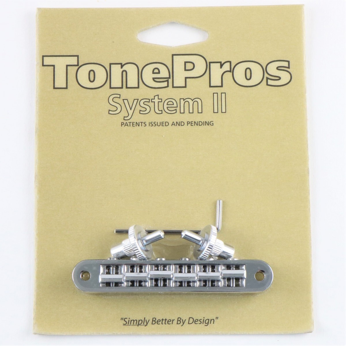 TONEPROS TP6 PONTE NASHVILLE TUNE-O-MATIC SMALL INSERTS CHROME