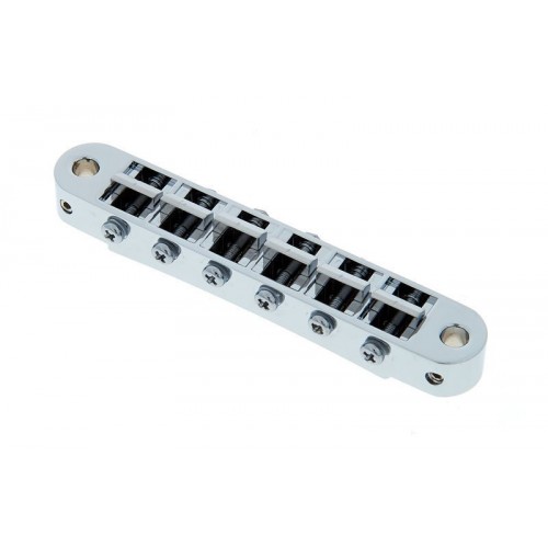 TONEPROS STANDARD TUNE-O-MATIC BRIDGE SMALL INSERTS CHROME