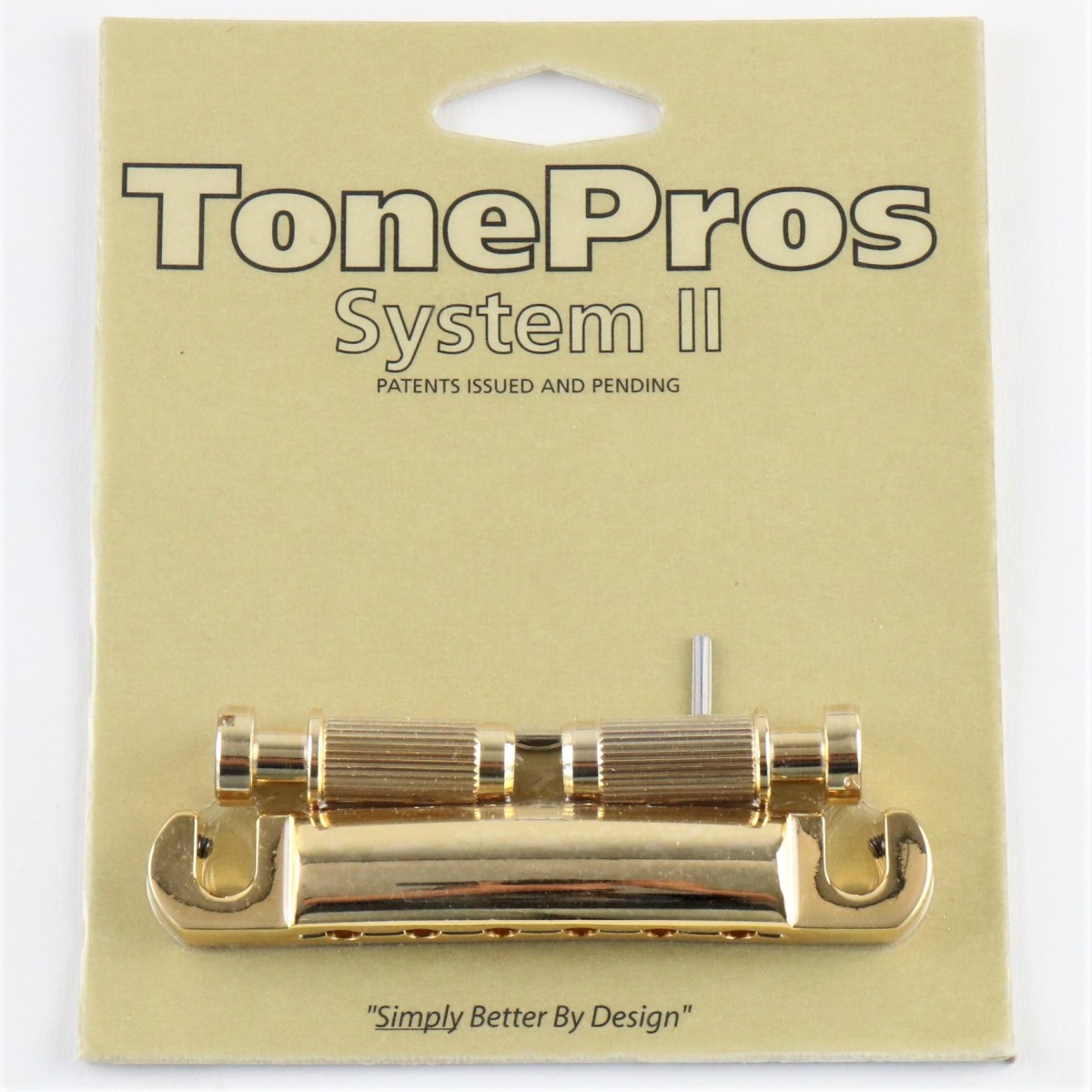 TONEPROS T1Z LOCKING TAILPIECE METRIC THREADS GOLD